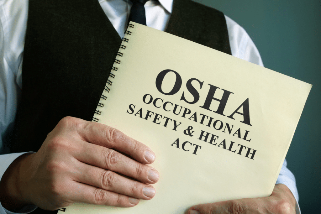 OSHA binder for training practices