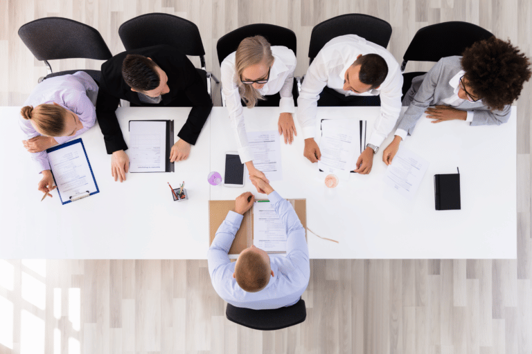 A sales and marketing staffing company interviewing for sales and marketing roles